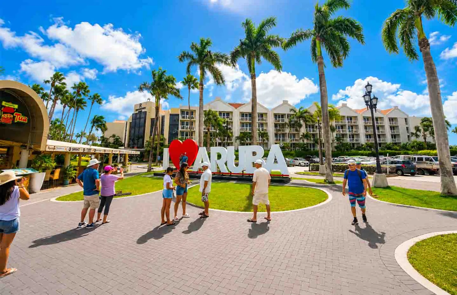I Love Aruba Sign